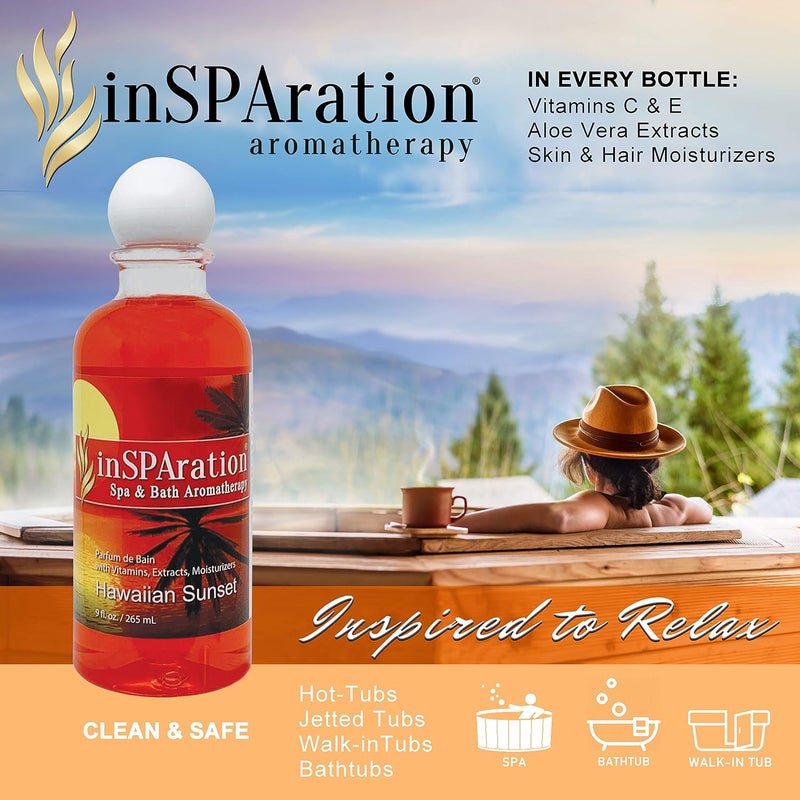 inSPAration Hawaiian Sunset Spa and Bath Fragrance - 9 Ounce - Image 3